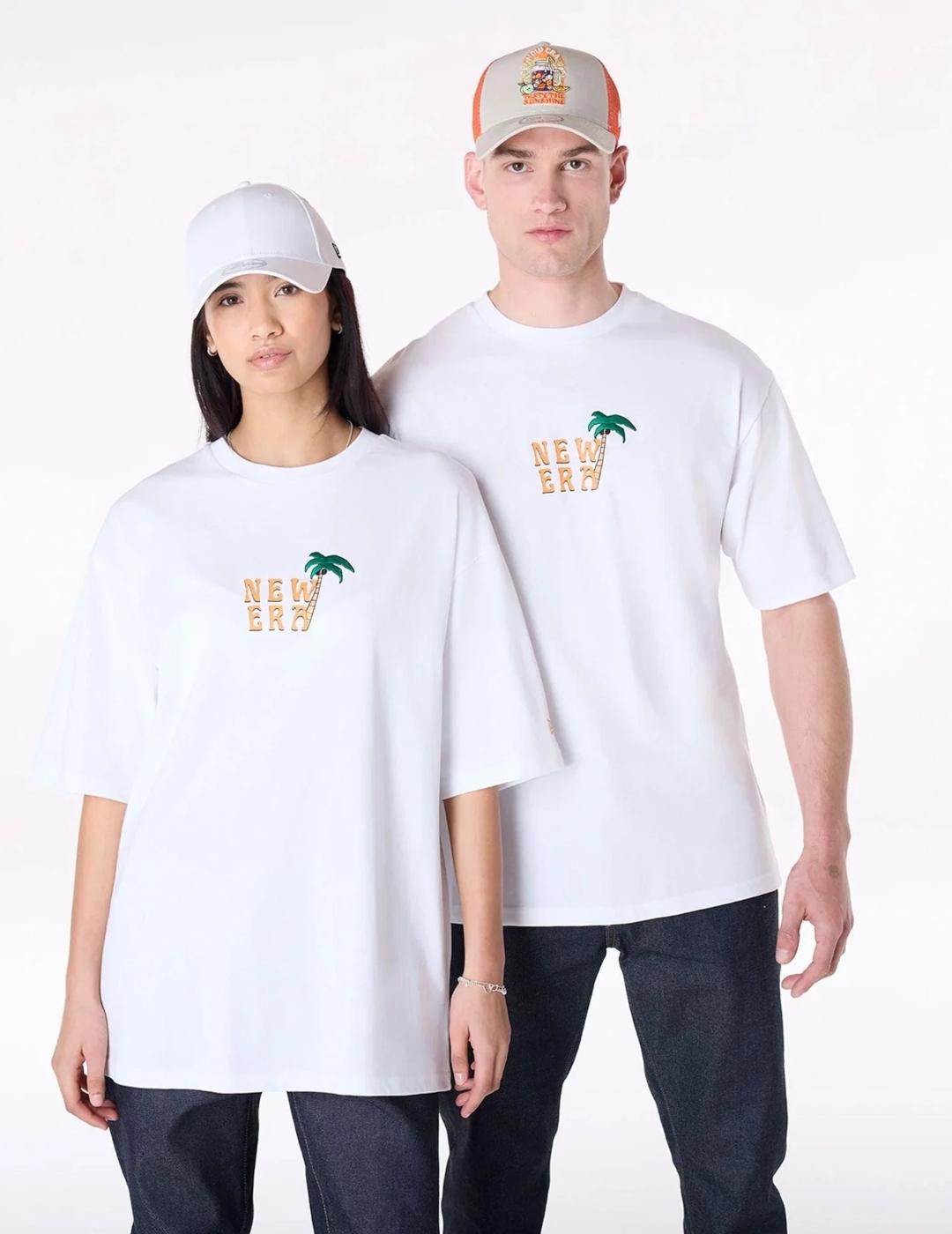 NEW ERA CAMISETA BLANCA DRINK OVERSIZE