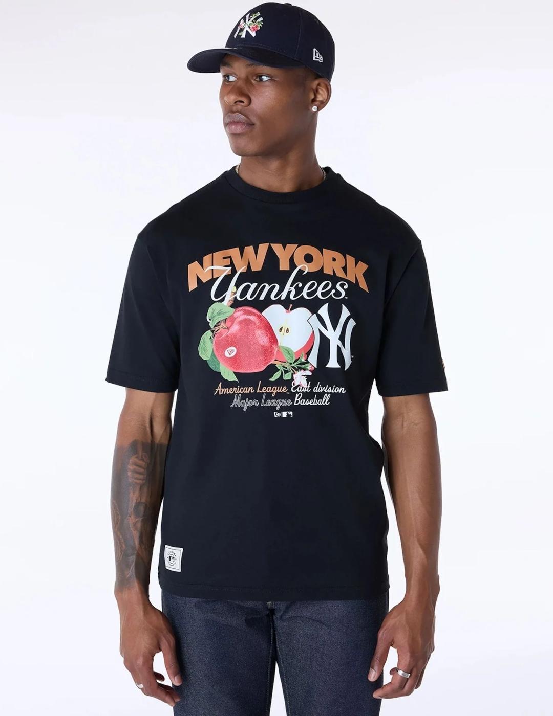 NEW ERA CAMISETA NEGRA FRUITS NY YANKEES