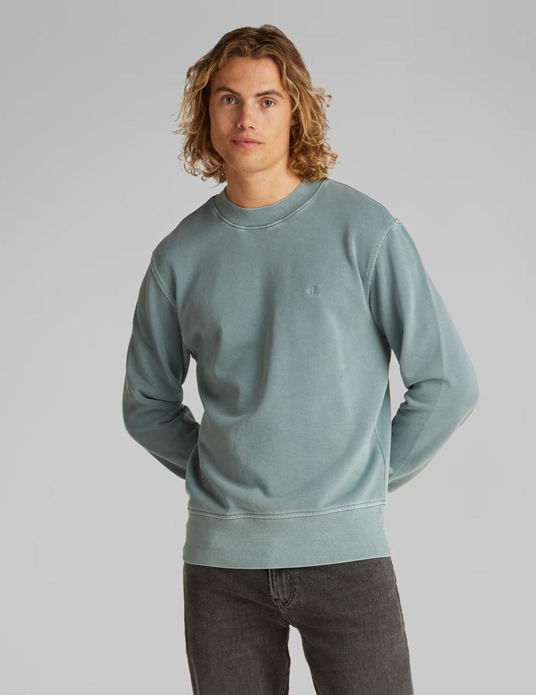 CALVIN KLEIN SUDADERA BLUE WASHED BOLD