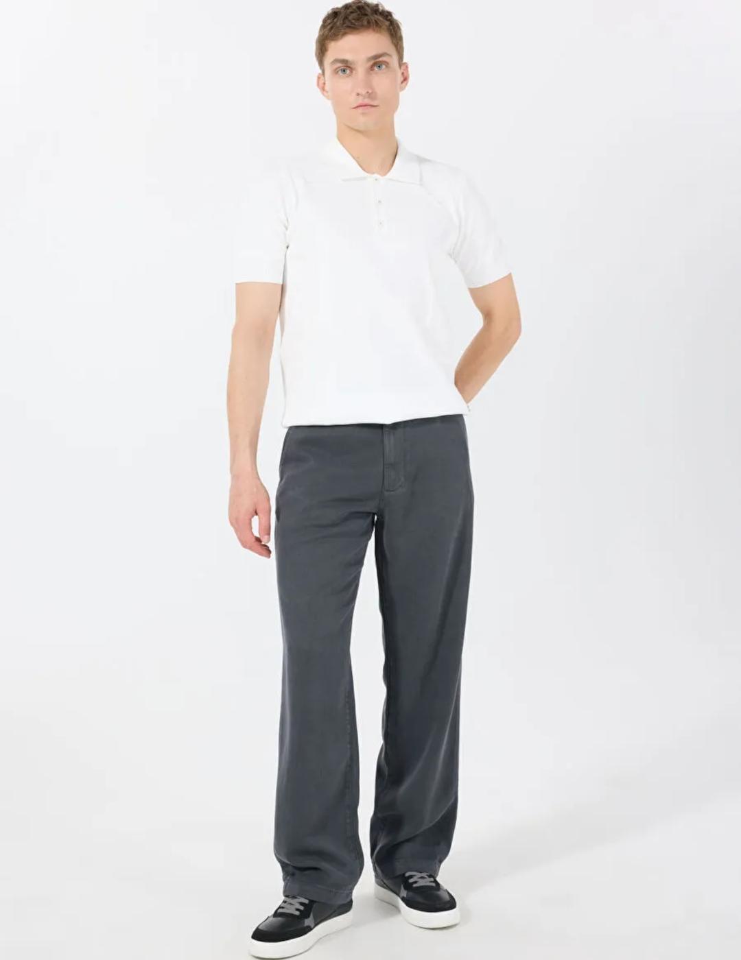 CALVIN KLEIN PANTALON GRIS 90S STRAIGHT OVERDYE