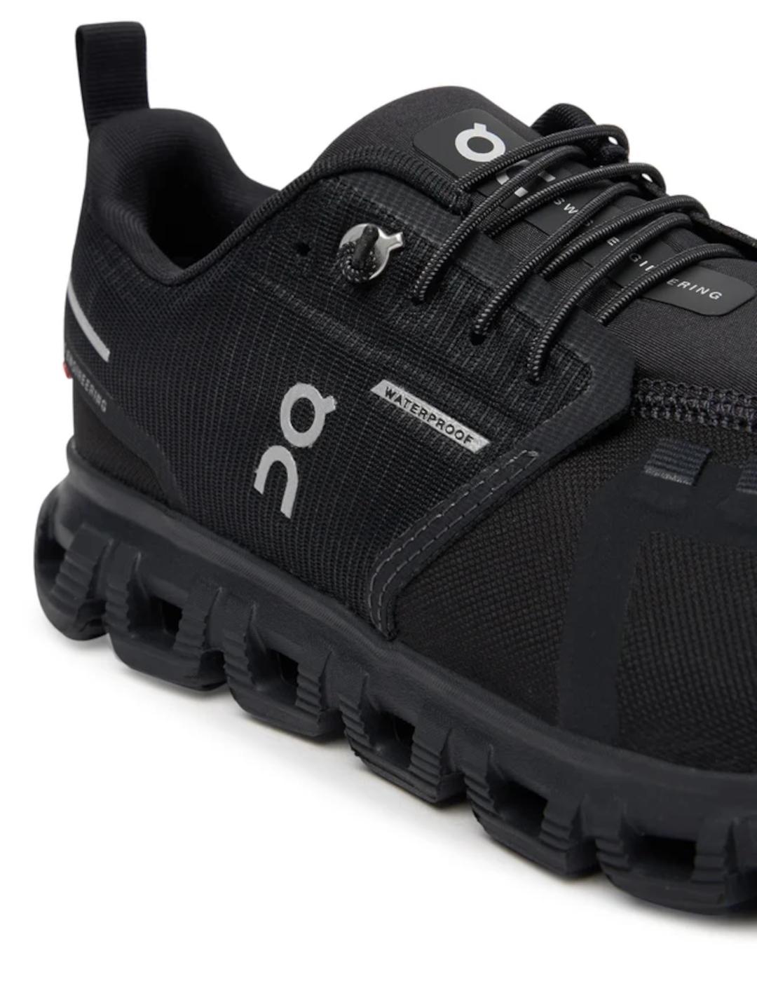 ON CLOUD WATERPROOF NEGRA W