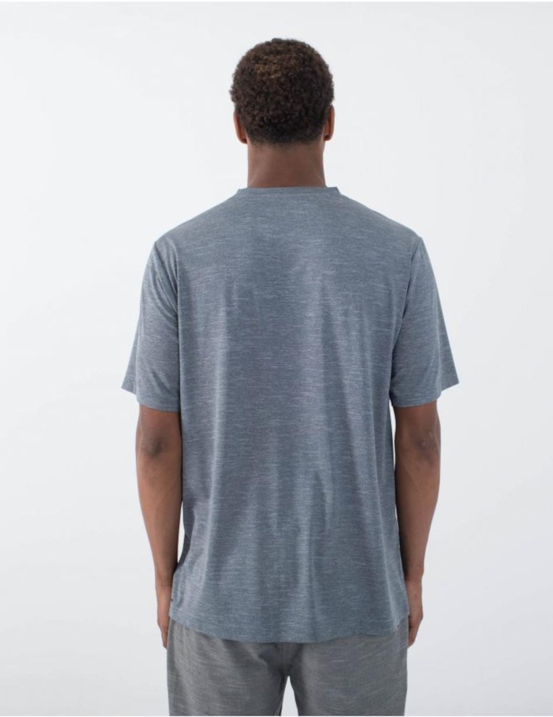 HURLEY CAMISETA H20 DRI GRIS JASPEADO