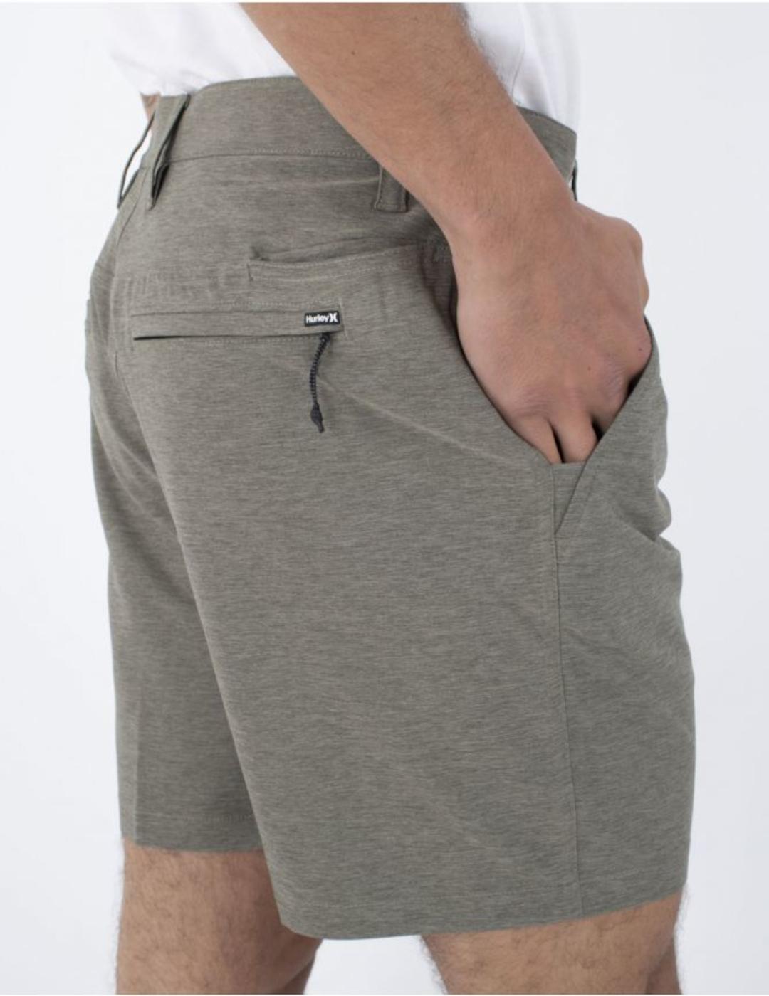 HURLEY BERMUDA VERDE HEATHER