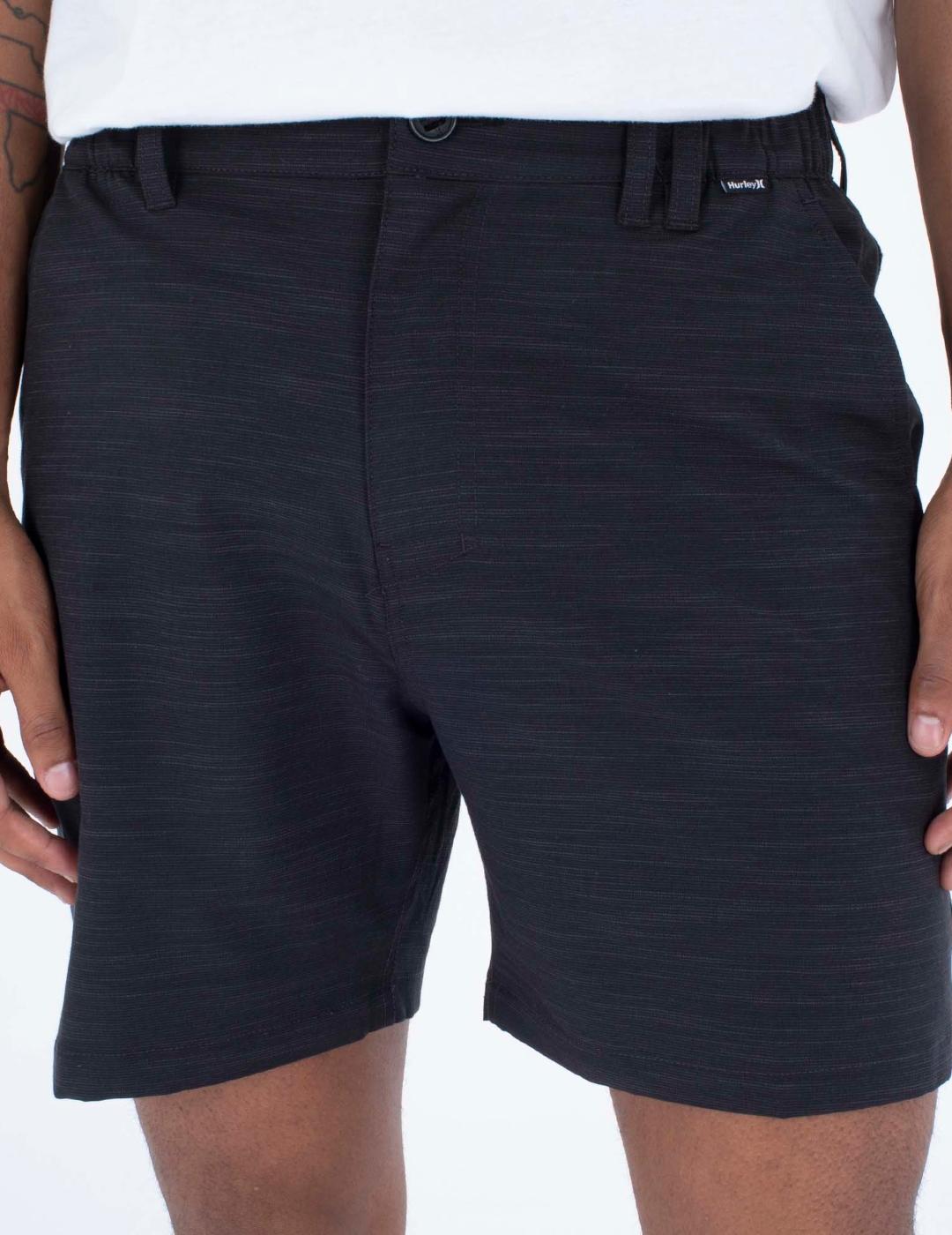HURLEY BERMUDA NEGRA SLUB