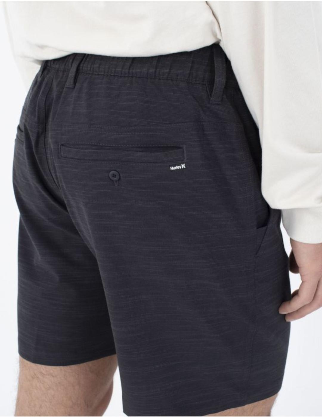 HURLEY BERMUDA NEGRA SLUB