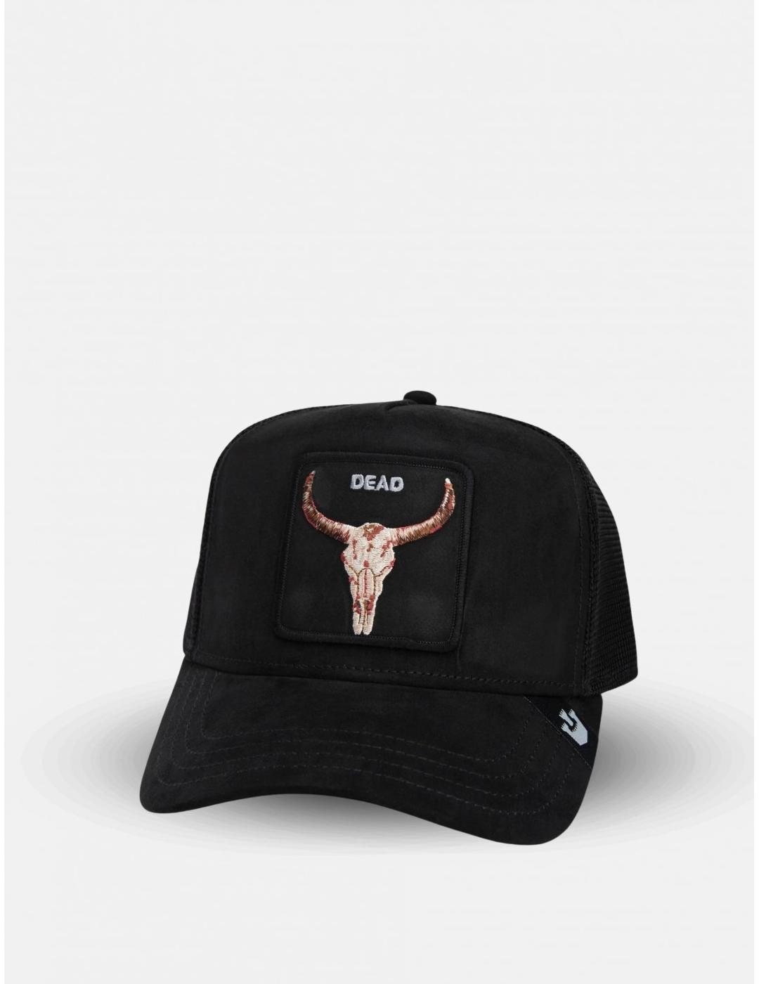 GOORIN GORRA THE SUEDE SKULL NEGRA