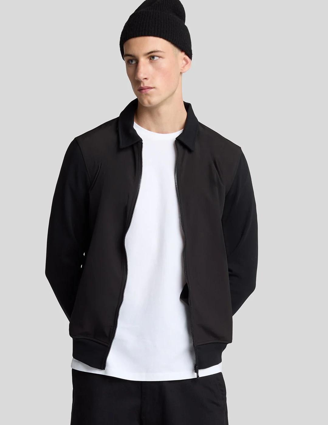 LYLE&SCOTT CHAQUETA NEGRA HYBRID SHOFTSHELL18230