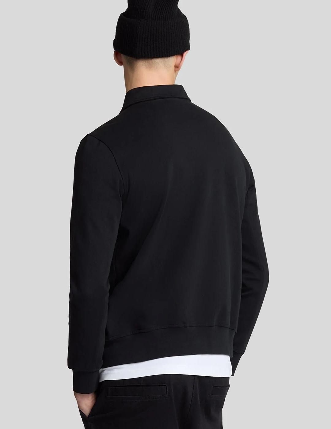 LYLE&SCOTT CHAQUETA NEGRA HYBRID SHOFTSHELL18230