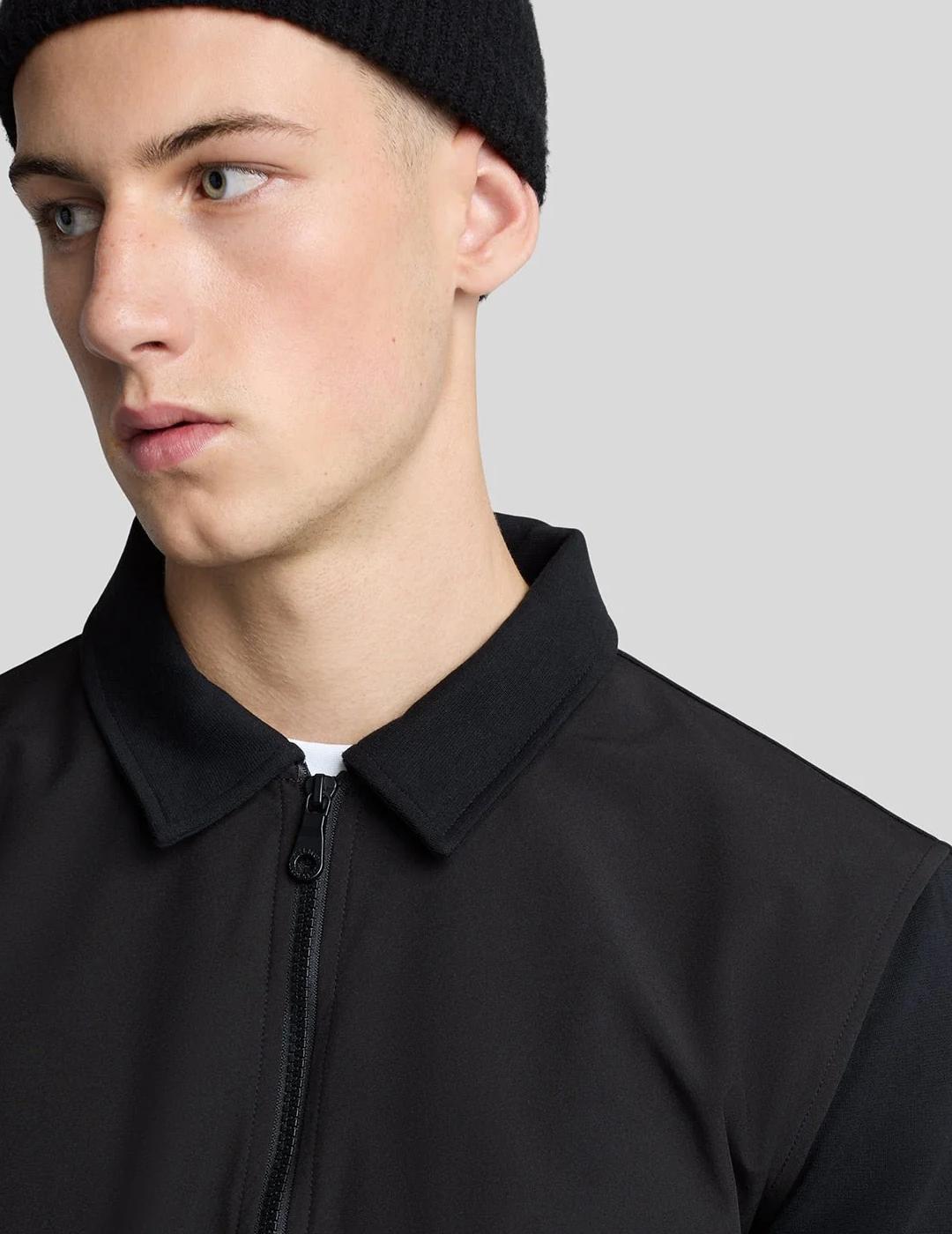 LYLE&SCOTT CHAQUETA NEGRA HYBRID SHOFTSHELL18230