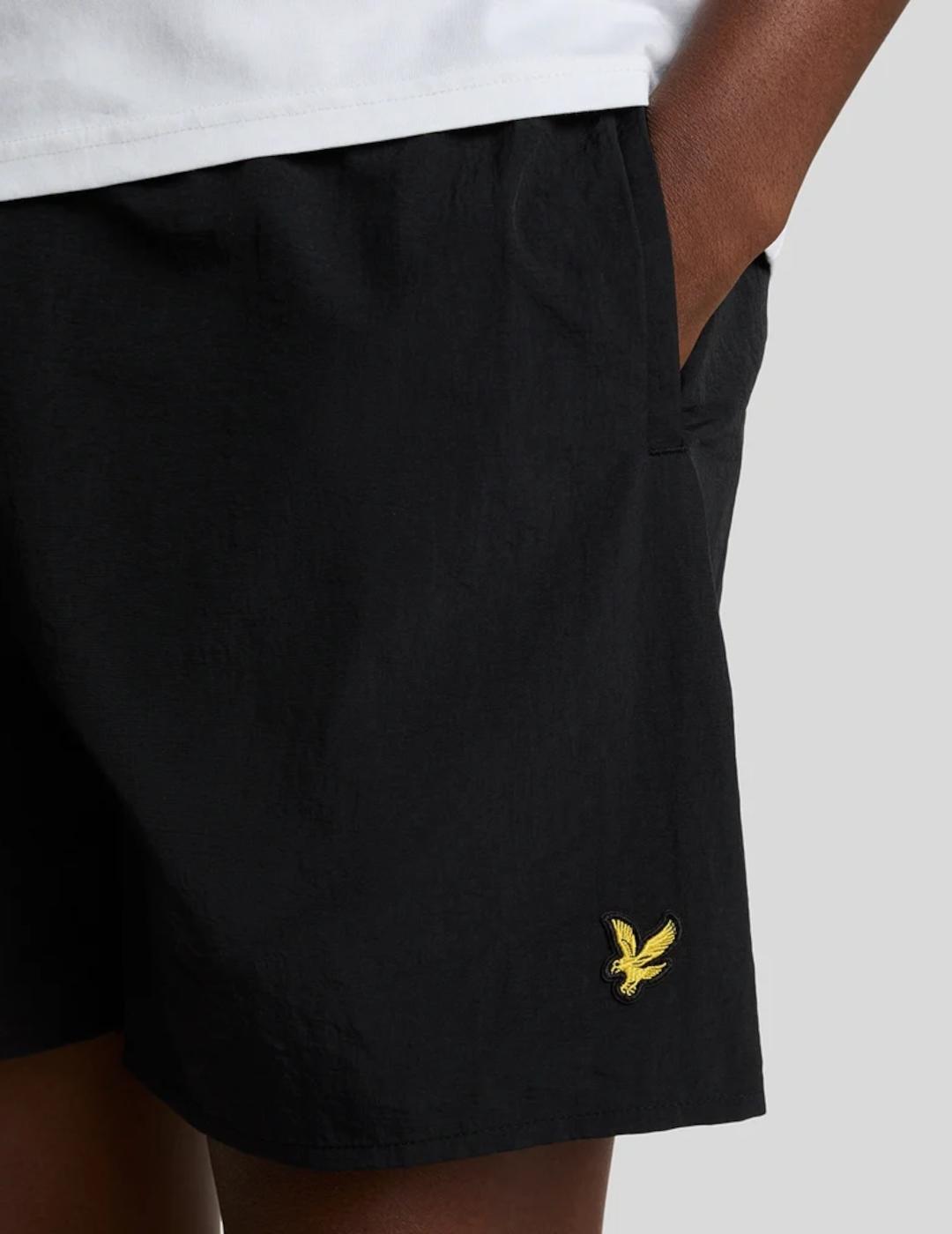 LYLE&SCOTT BAÑADOR NEGRO PLAIN