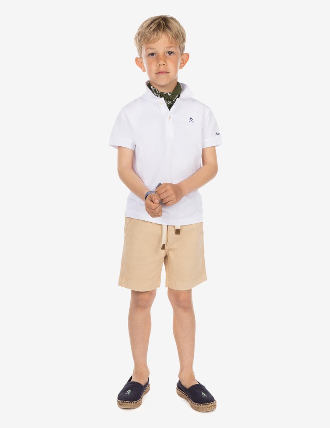 HARPER POLO BLANCO ICON KID