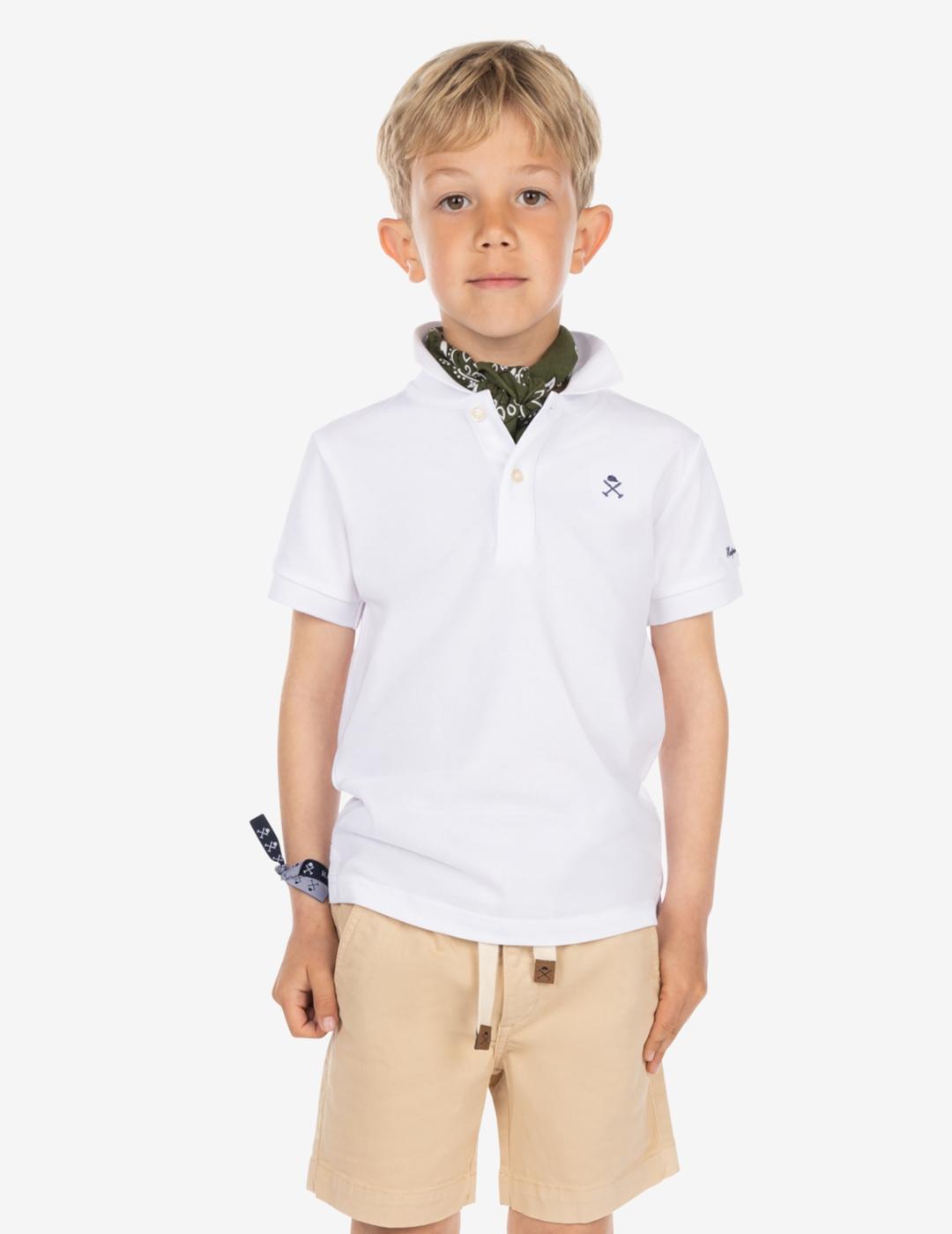 HARPER POLO BLANCO ICON KID