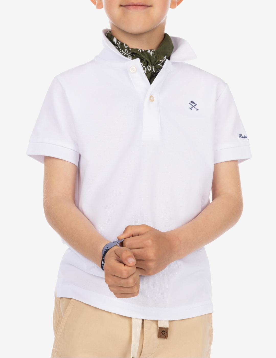 HARPER POLO BLANCO ICON KID