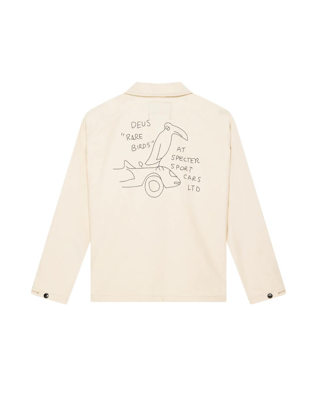 DEUS CHAQUETA BEIGE SPECTER SMOCK