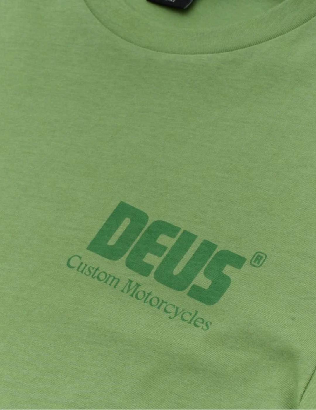 DEUS CAMISETA VERDE DROP DOWN