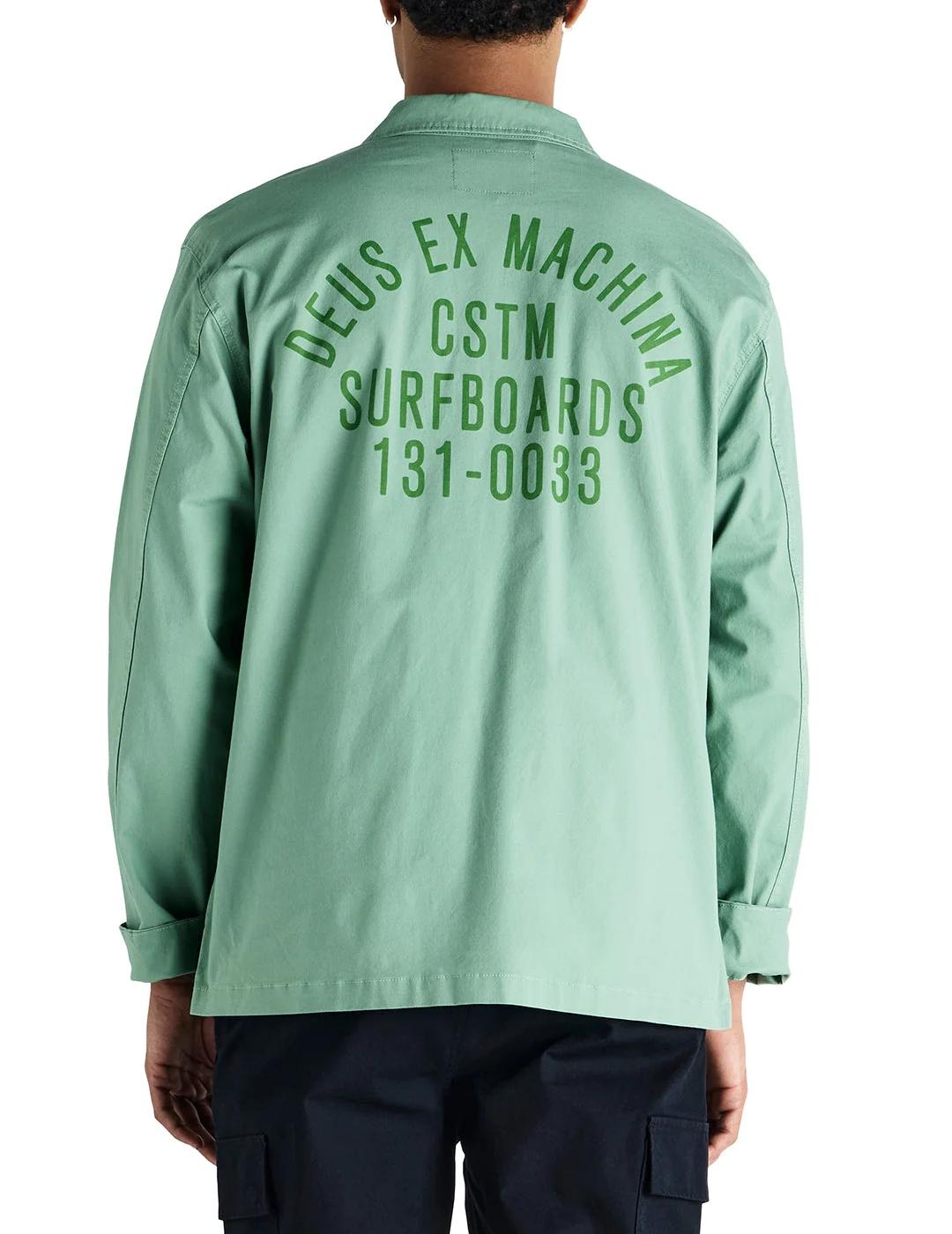 DEUS CHAQUETA VERDE POPLIN SURF TOMMY