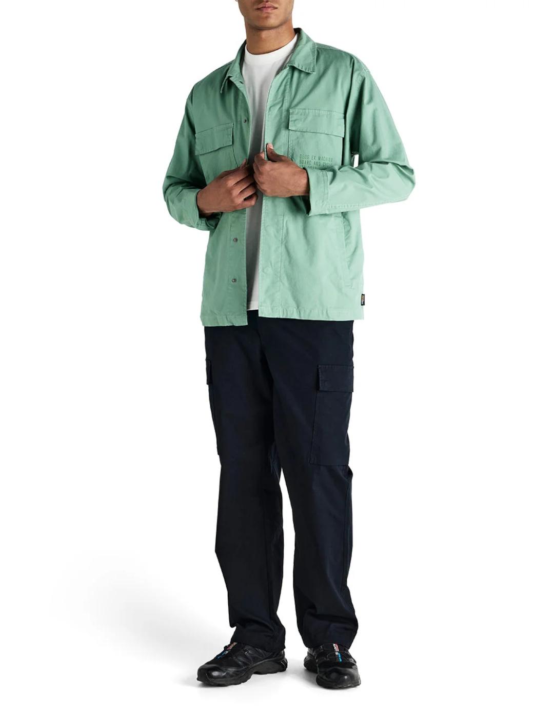 DEUS CHAQUETA VERDE POPLIN SURF TOMMY