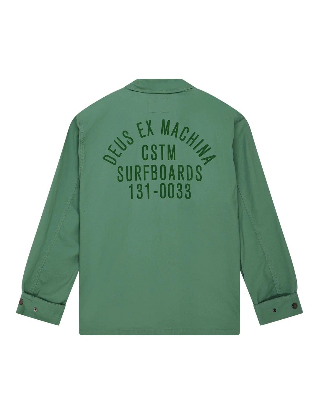 DEUS CHAQUETA VERDE POPLIN SURF TOMMY