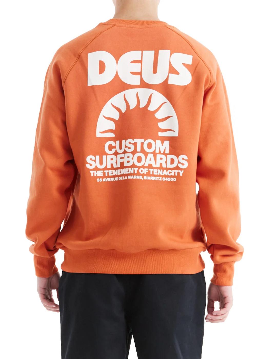 DEUS SUDADERA NARANJA MELODIES