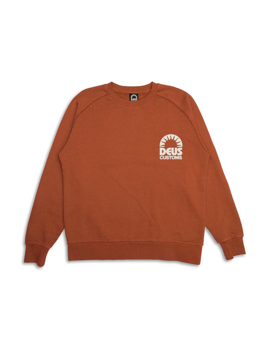 DEUS SUDADERA NARANJA MELODIES