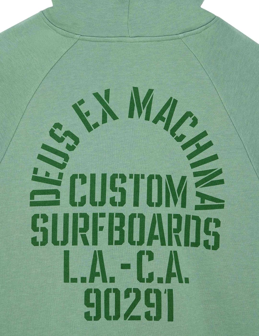 DEUS HOODIE VERDE QUAY