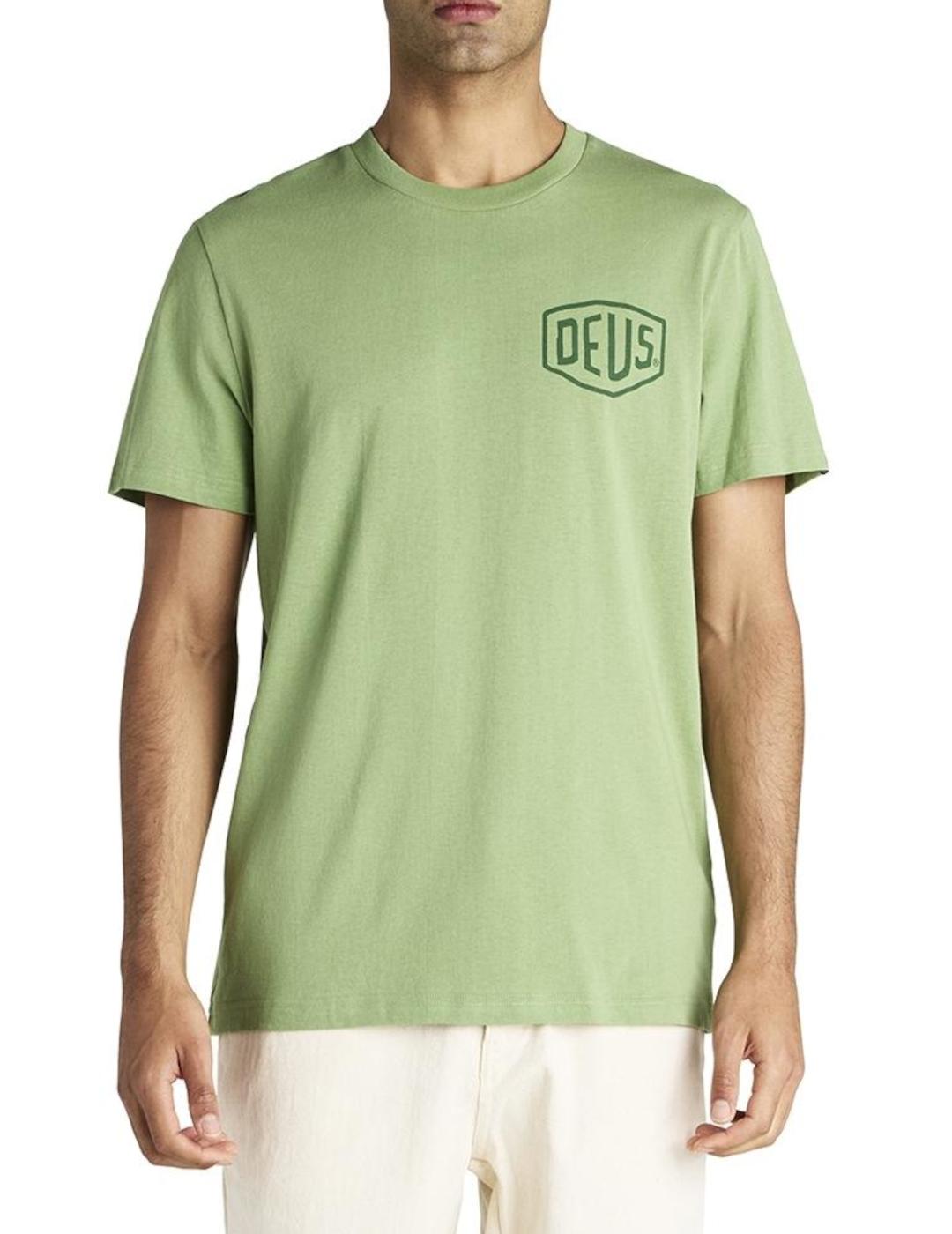 DEUS CAMISETA VERDE TOKYO ADDRESS