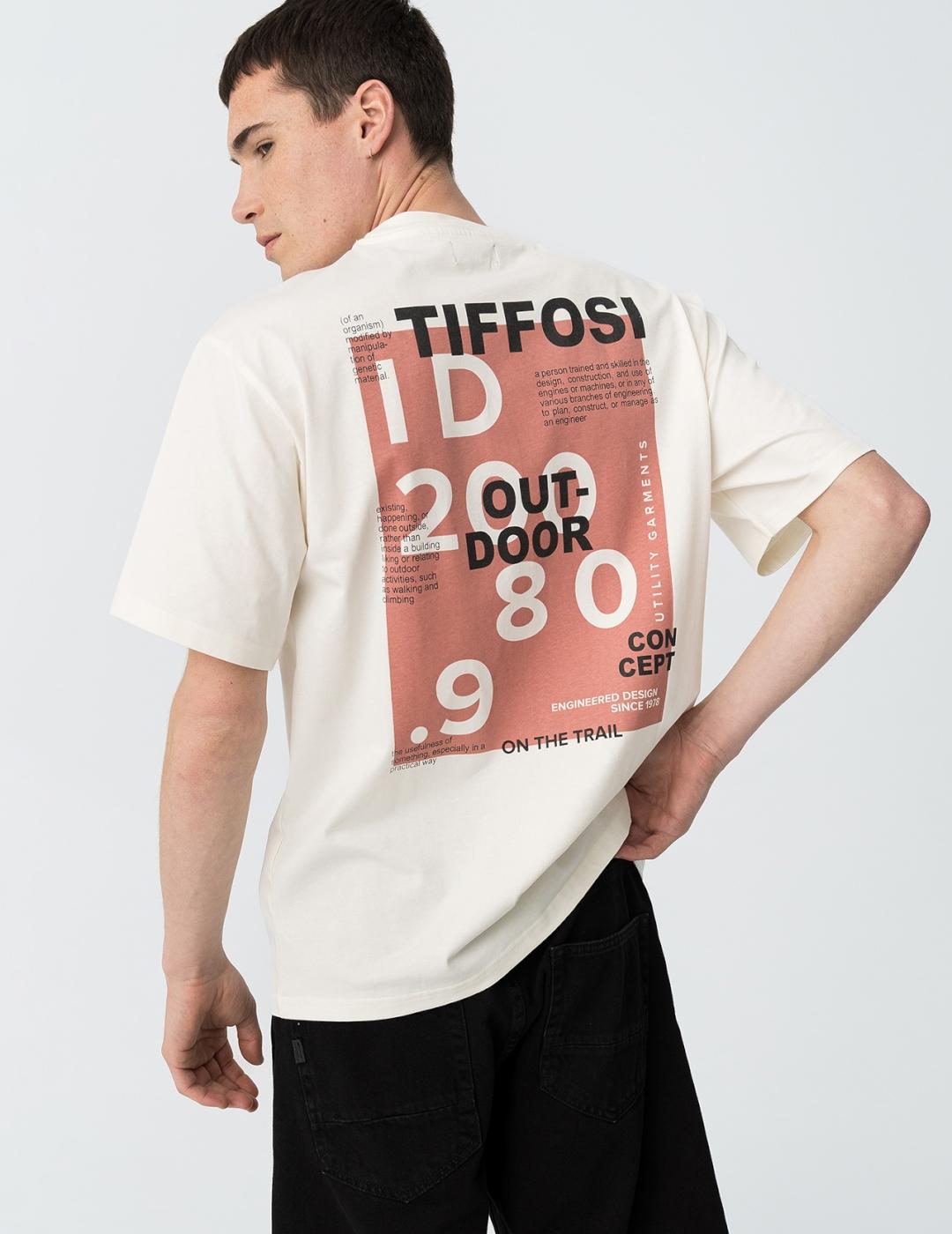 TIFFOSI CAMISETA BEIGE CALEB