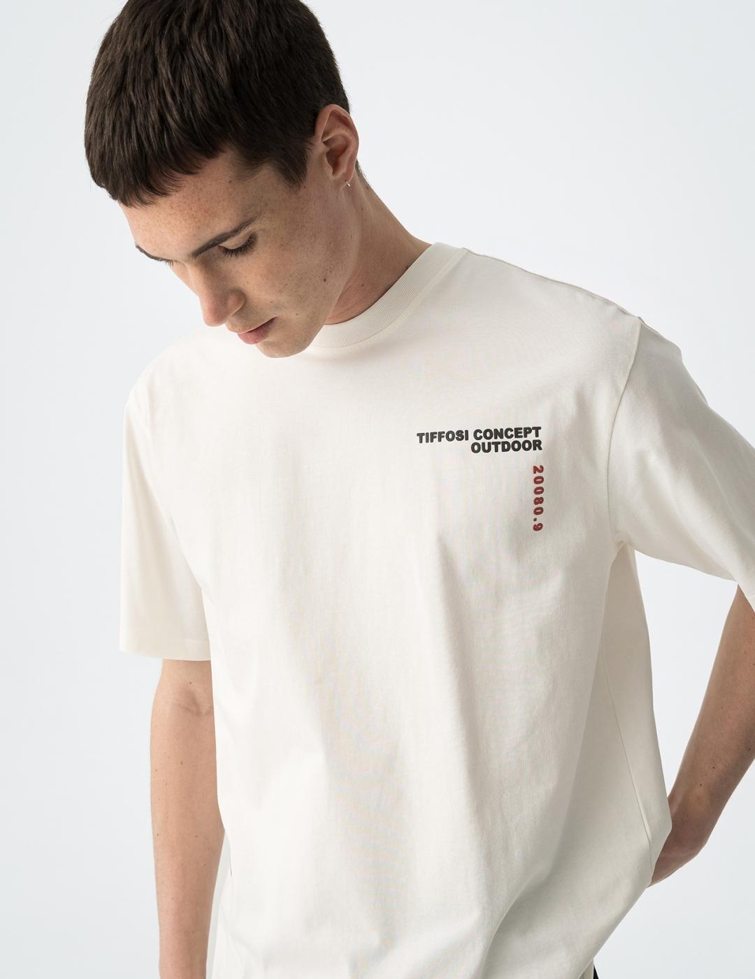 TIFFOSI CAMISETA BEIGE CALEB