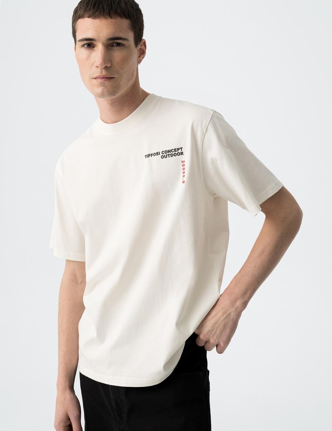 TIFFOSI CAMISETA BEIGE CALEB