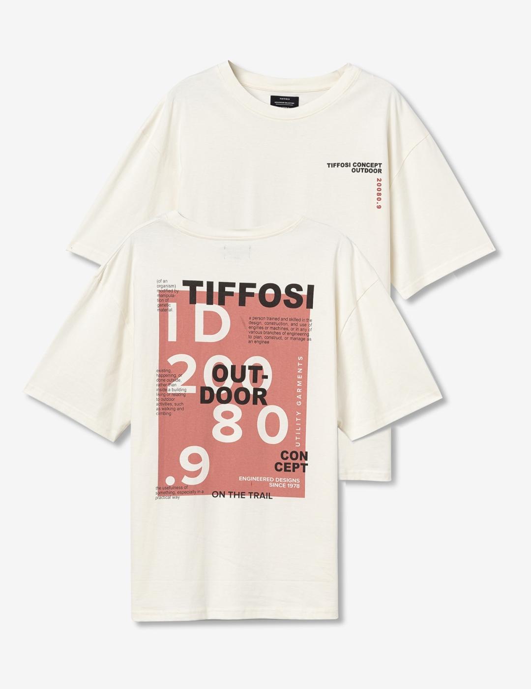 TIFFOSI CAMISETA BEIGE CALEB