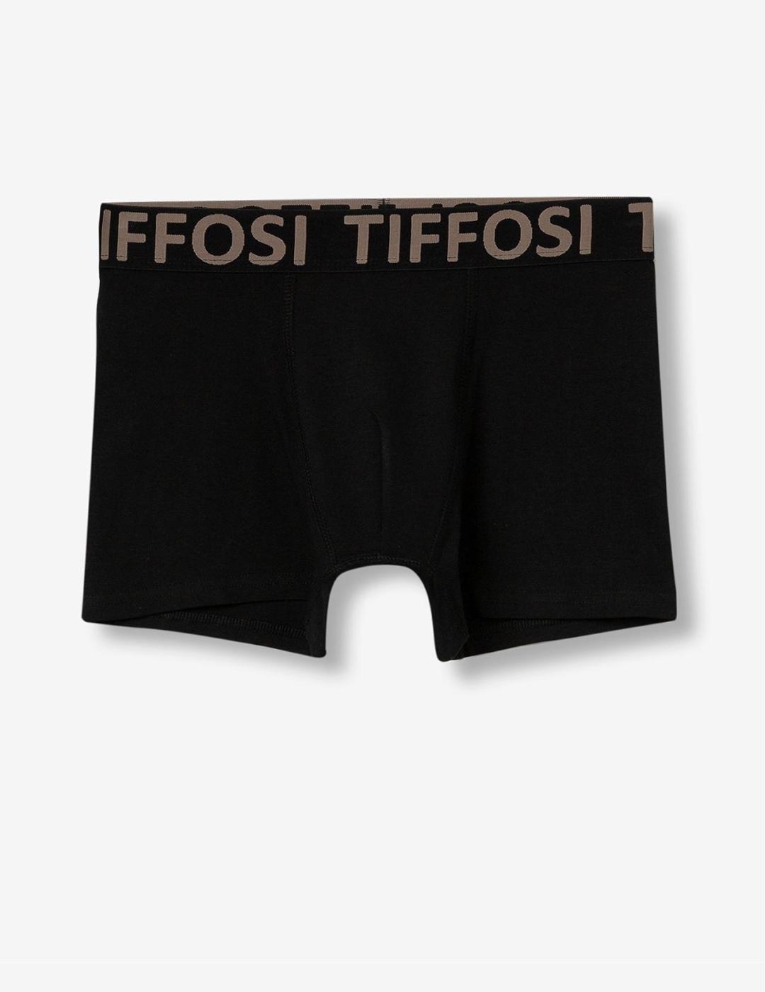 TIFFOSI CALZONCILLO NEGRO BEIGE JESS