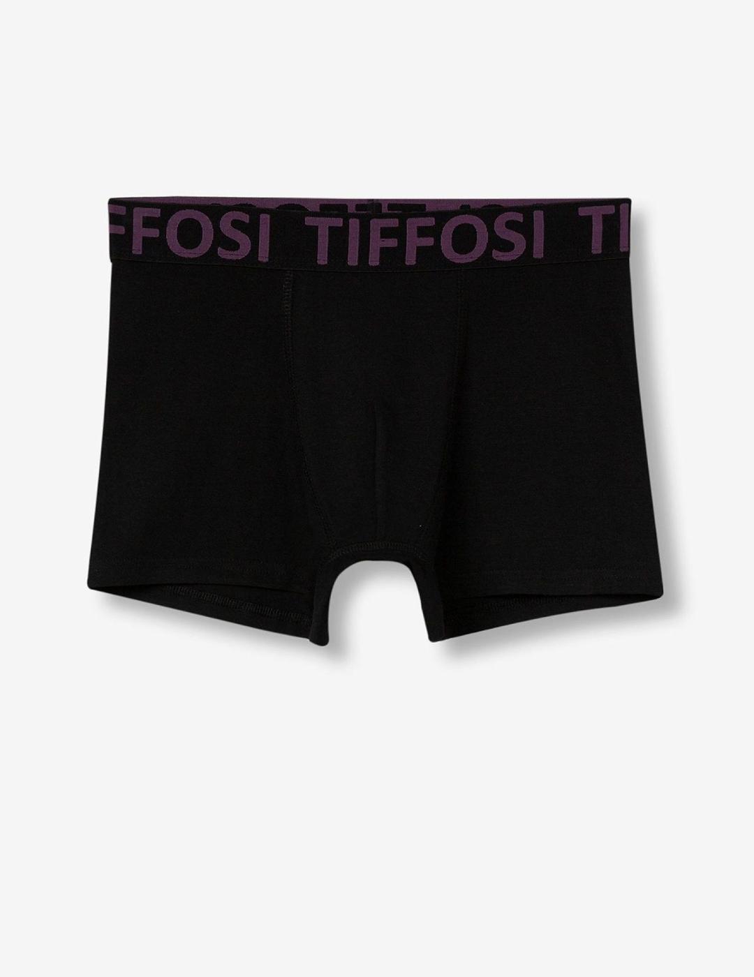 TIFFOSI CALZONCILLO NEGRO MORADO JESS