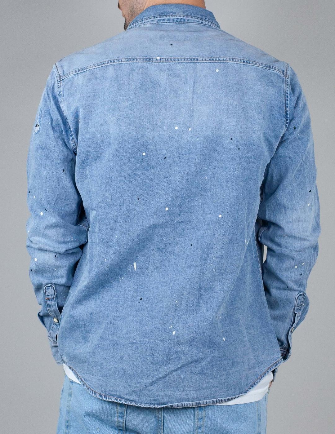 GIANNI LUPO CAMISA VAQUERA AZUL