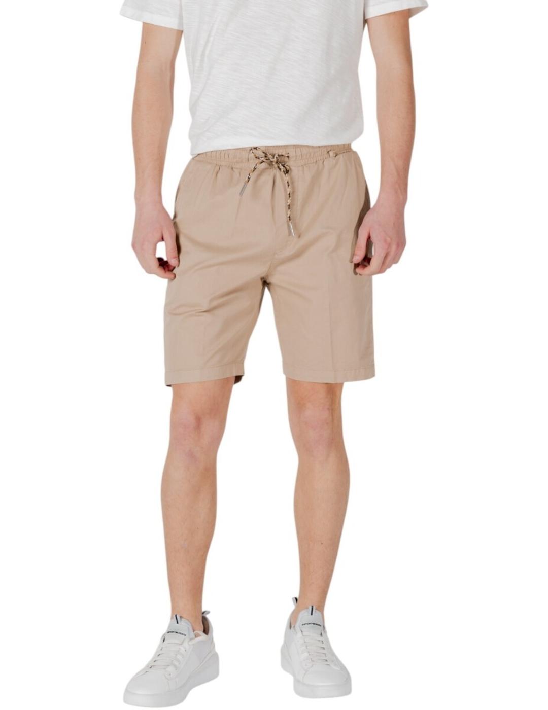 GIANNI LUPO BERMUDA JOGGER CAMEL