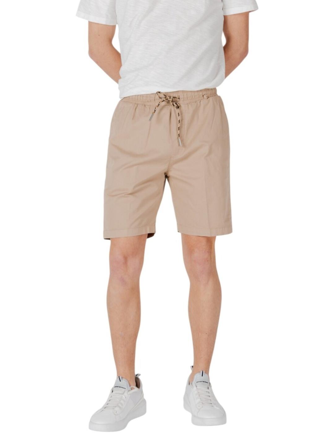 GIANNI LUPO BERMUDA JOGGER CAMEL