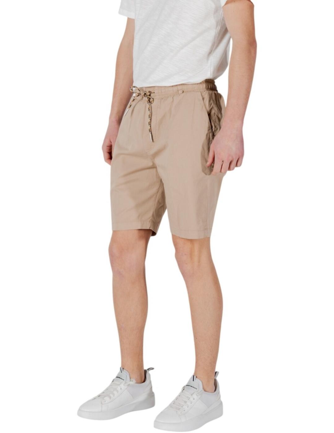 GIANNI LUPO BERMUDA JOGGER CAMEL