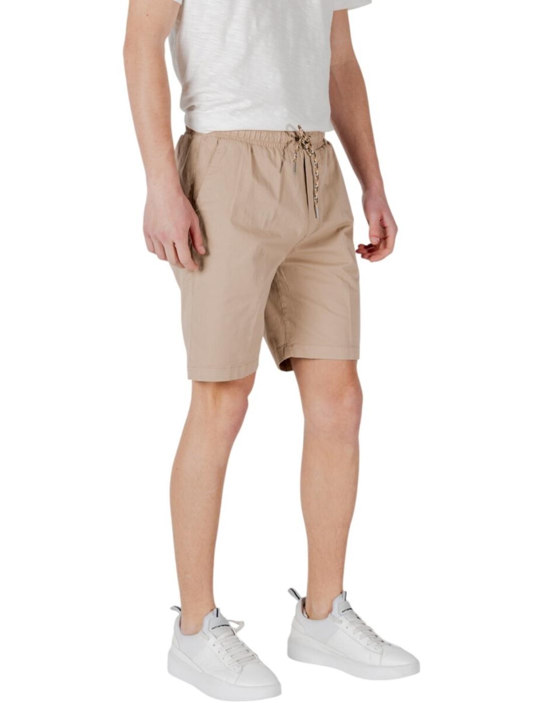 GIANNI LUPO BERMUDA JOGGER CAMEL