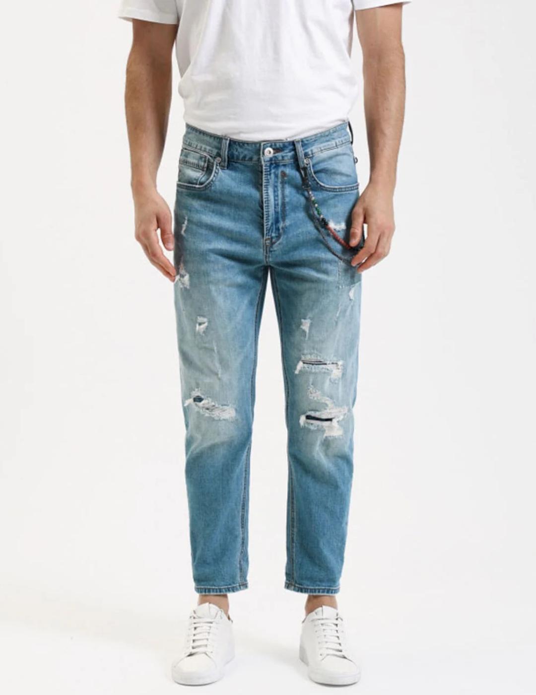 GIANNI LUPO VAQEURO AZUL CROPPED CARROT