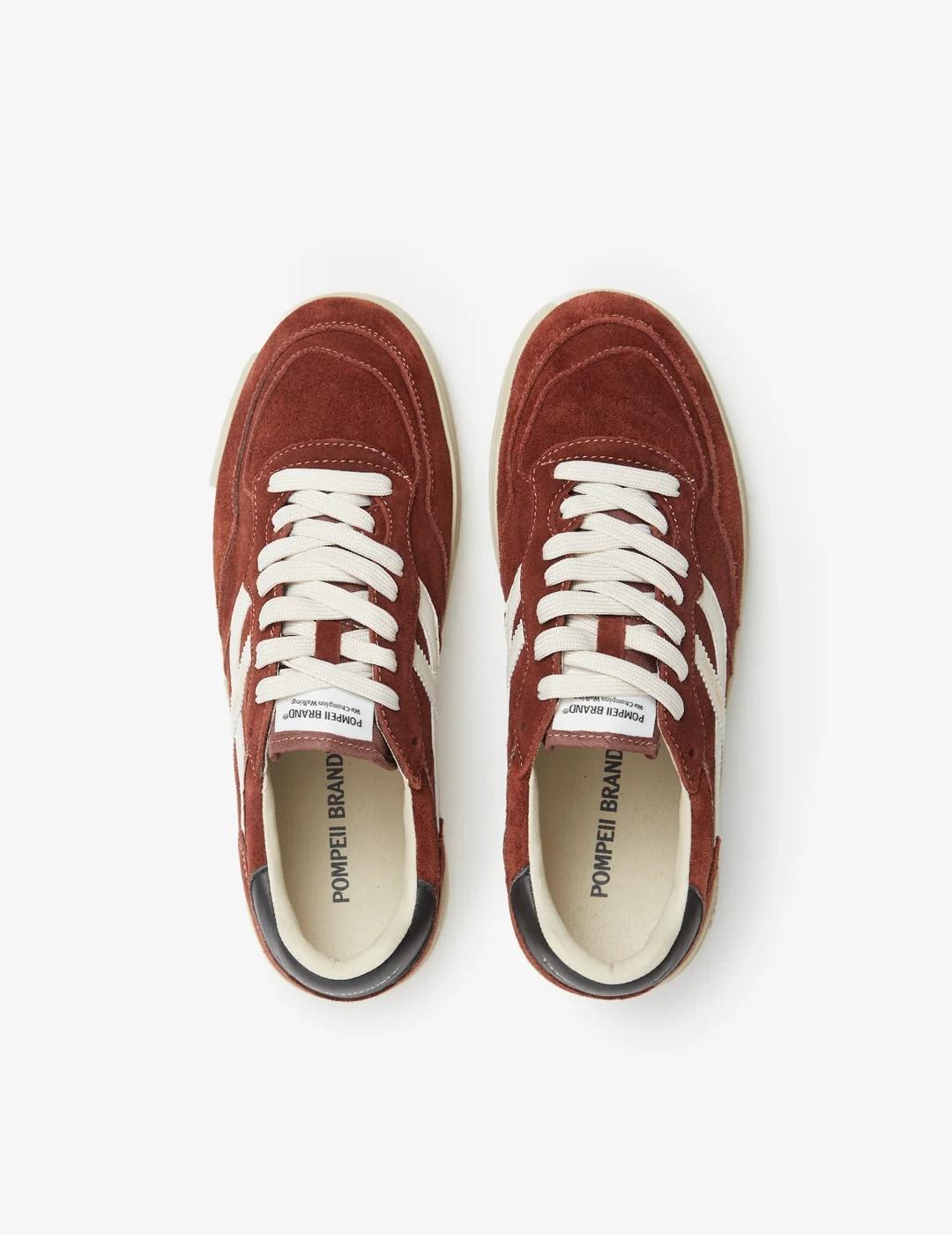 POMPEII ELAN PIPPA SUEDE RUBY