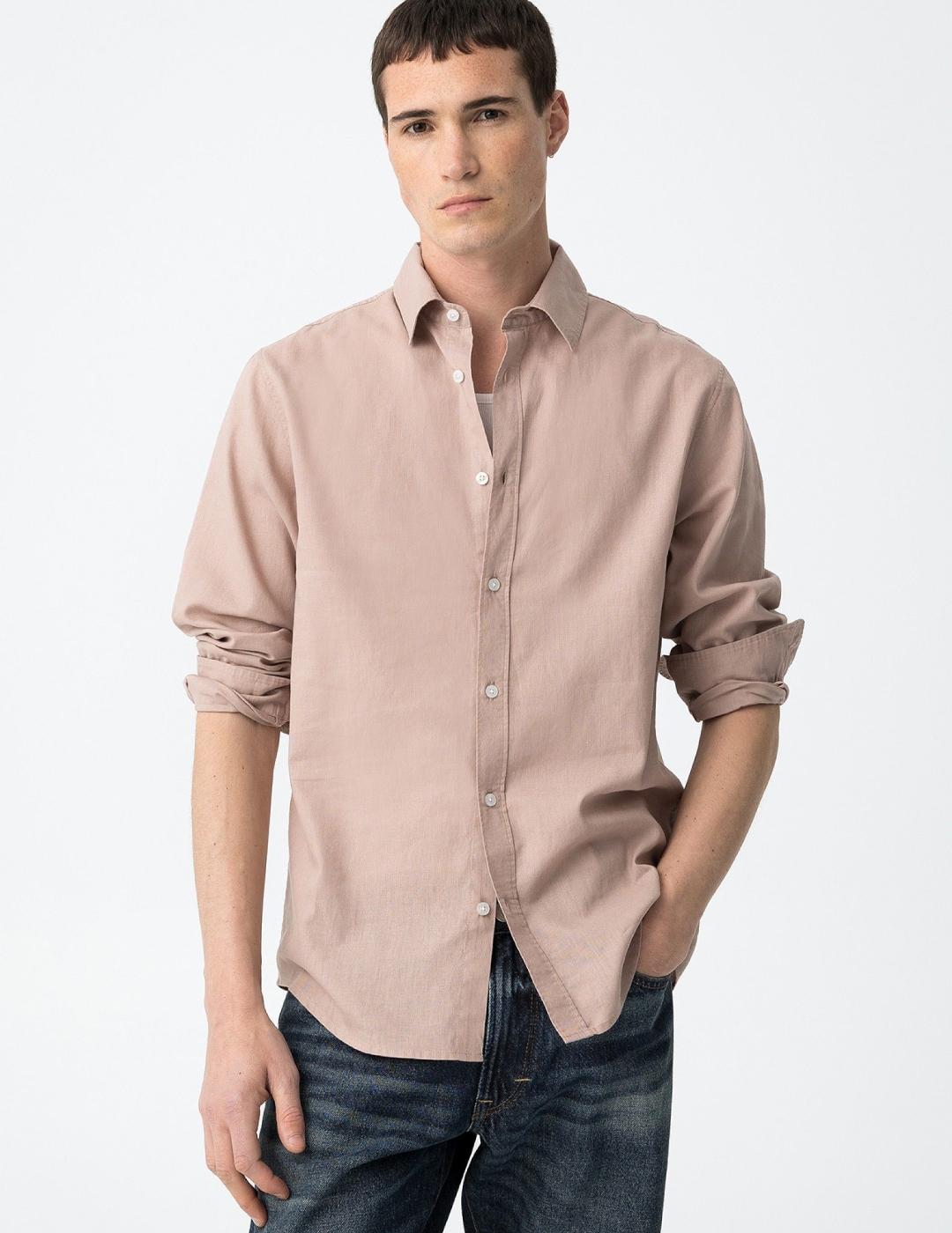TIFFOSI CAMISA ROSA PORTER