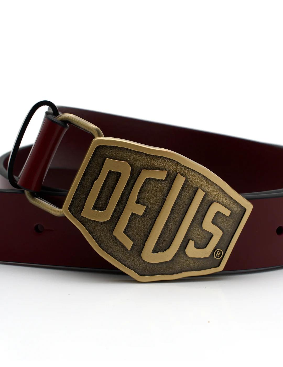 DEUS CINTURON MARRON SHIELD