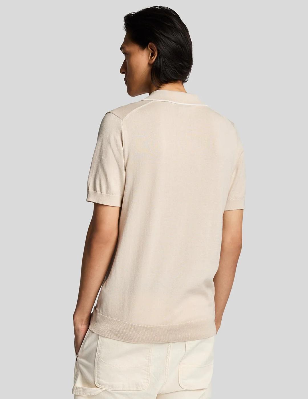 LYLE&SCOTT POLO KNITED TIPPED COVE