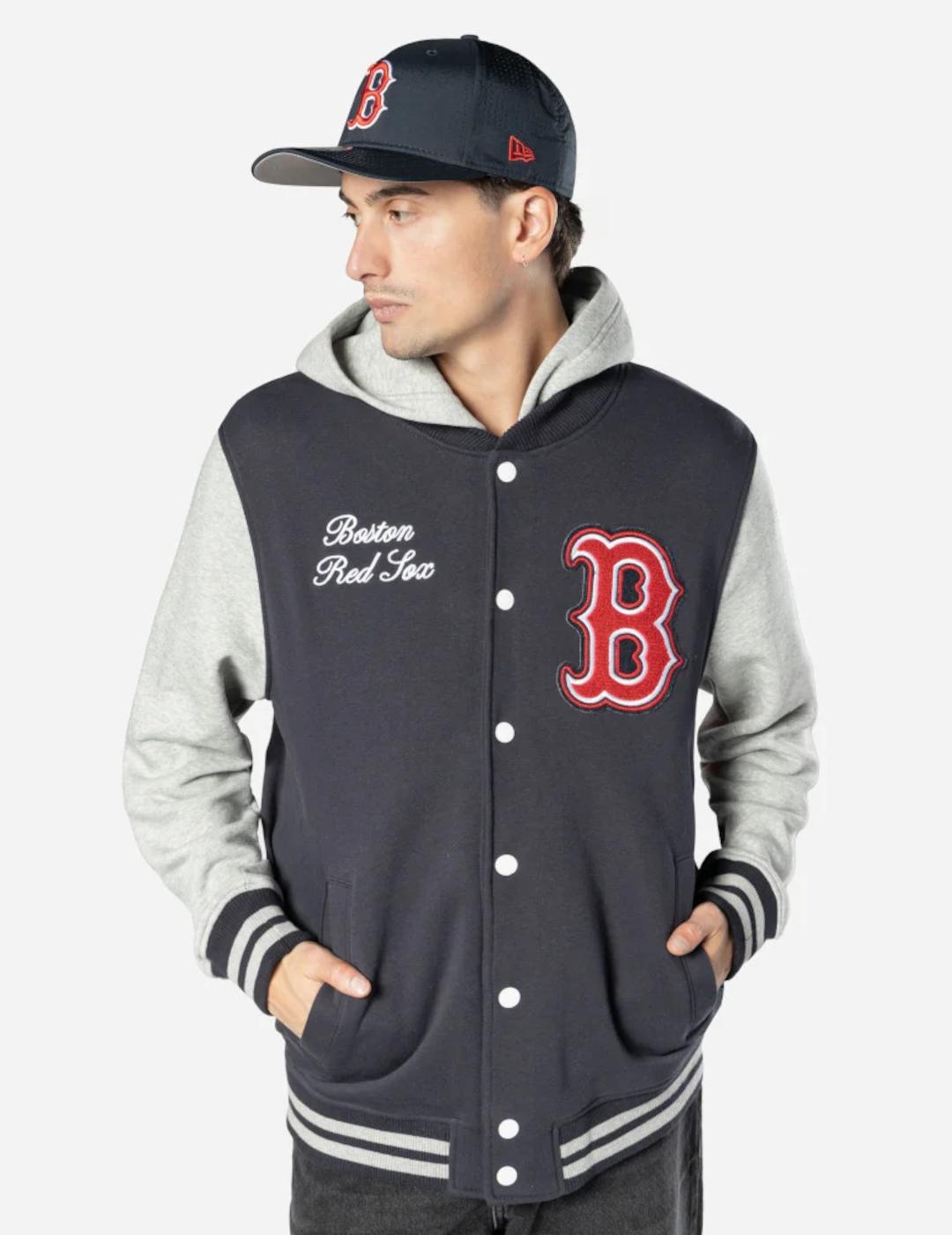 NEW ERA CHAQUETA NEGRA BOSTON RED SOX