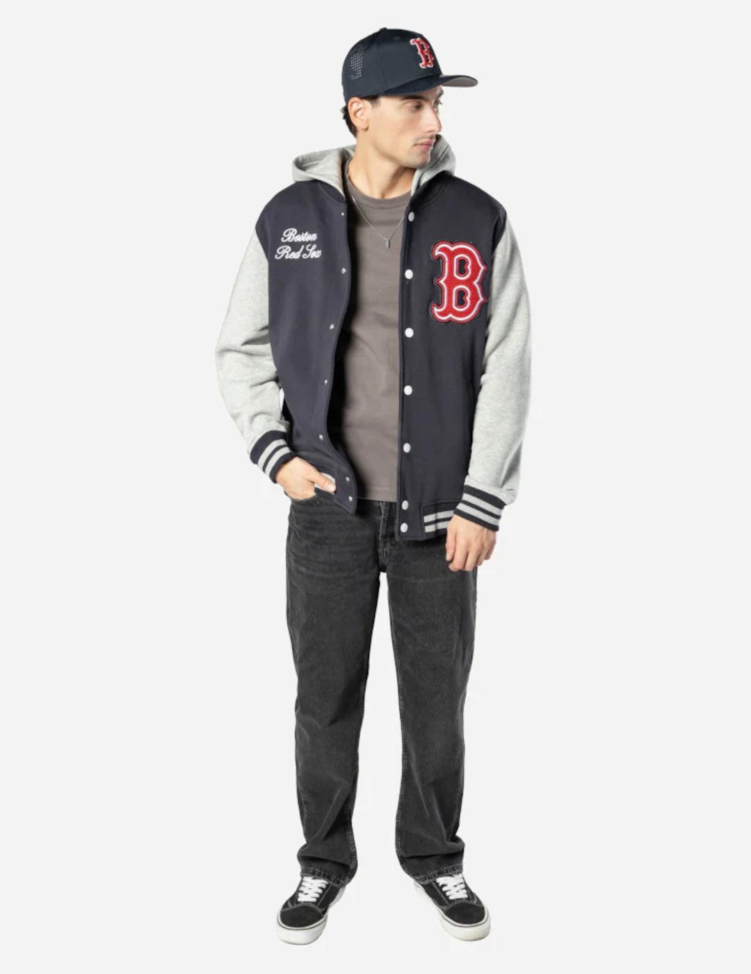 NEW ERA CHAQUETA NEGRA BOSTON RED SOX