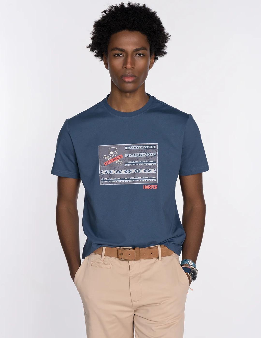 HARPER CAMISETA USA BLUE WASH