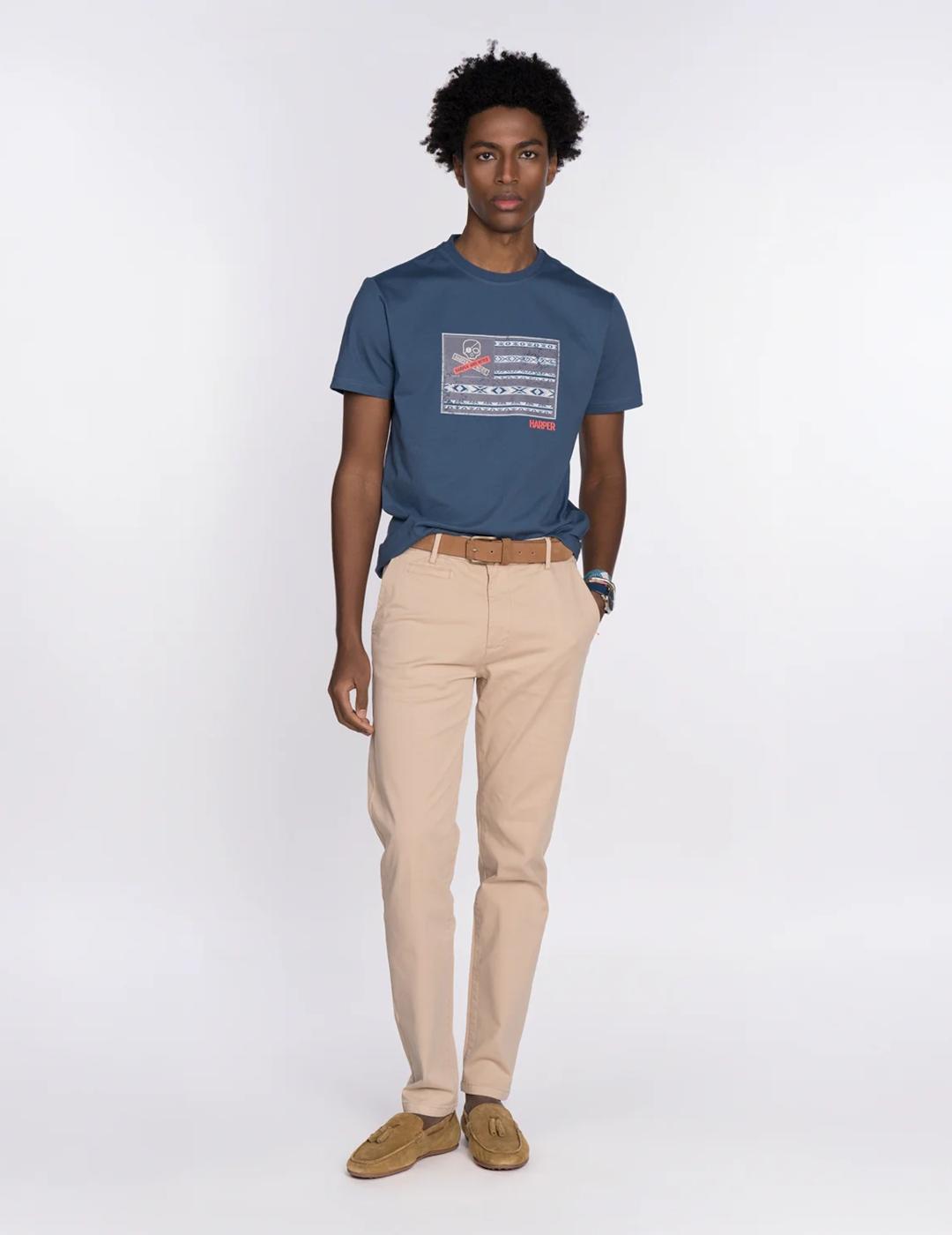 HARPER CAMISETA USA BLUE WASH