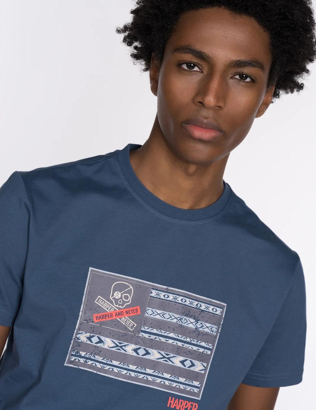 HARPER CAMISETA USA BLUE WASH