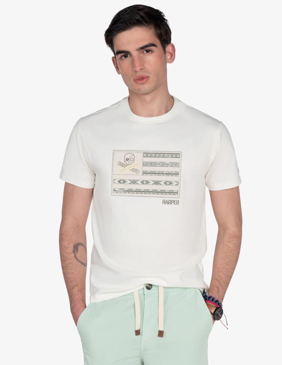 HARPER CAMISETA USA OFF WHITE