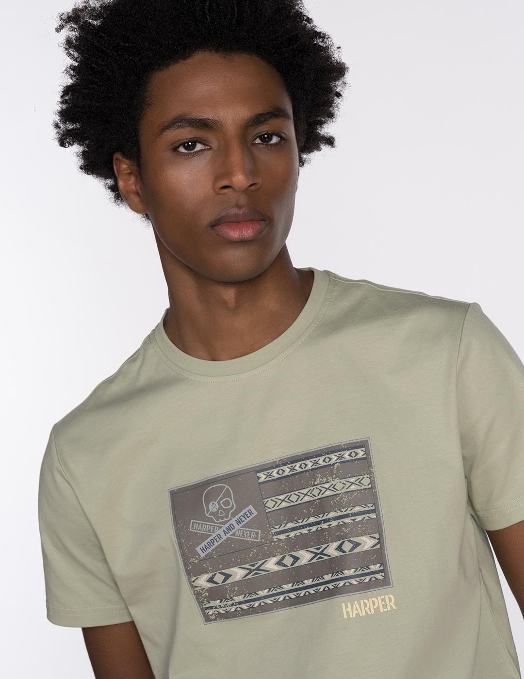 HARPER CAMISETA USA MILITARY LIGHT