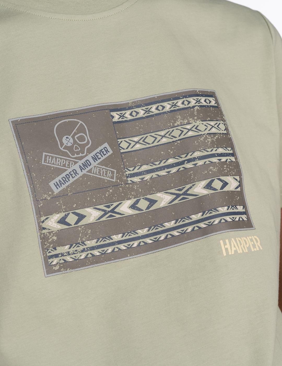 HARPER CAMISETA USA MILITARY LIGHT